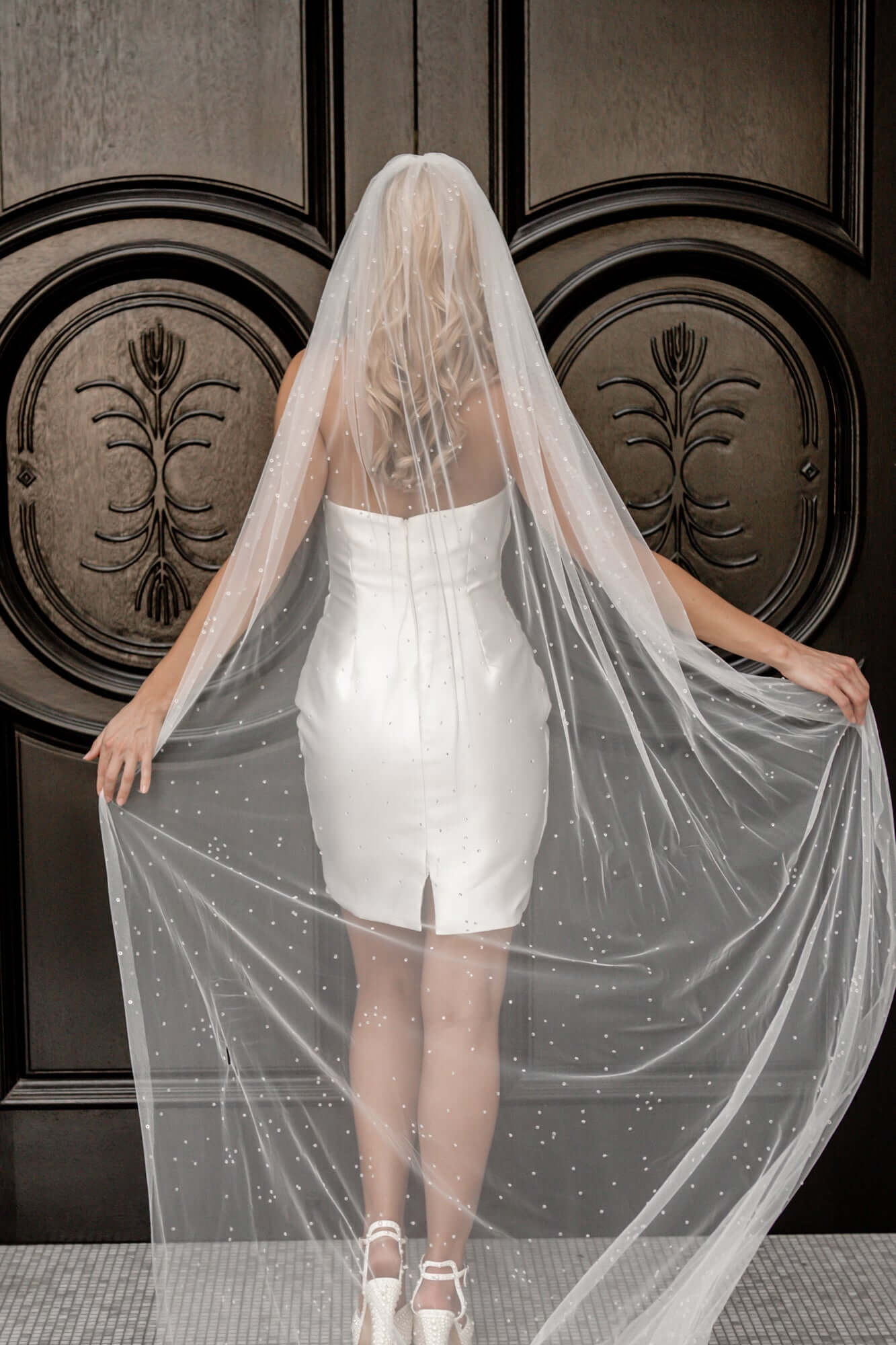 Dew Drop Veil Wedding AccessoryDew Drop Veil,English Netting,Heirloom Bridal Company,Wedding Accessory,Wedding VeilCBB Market