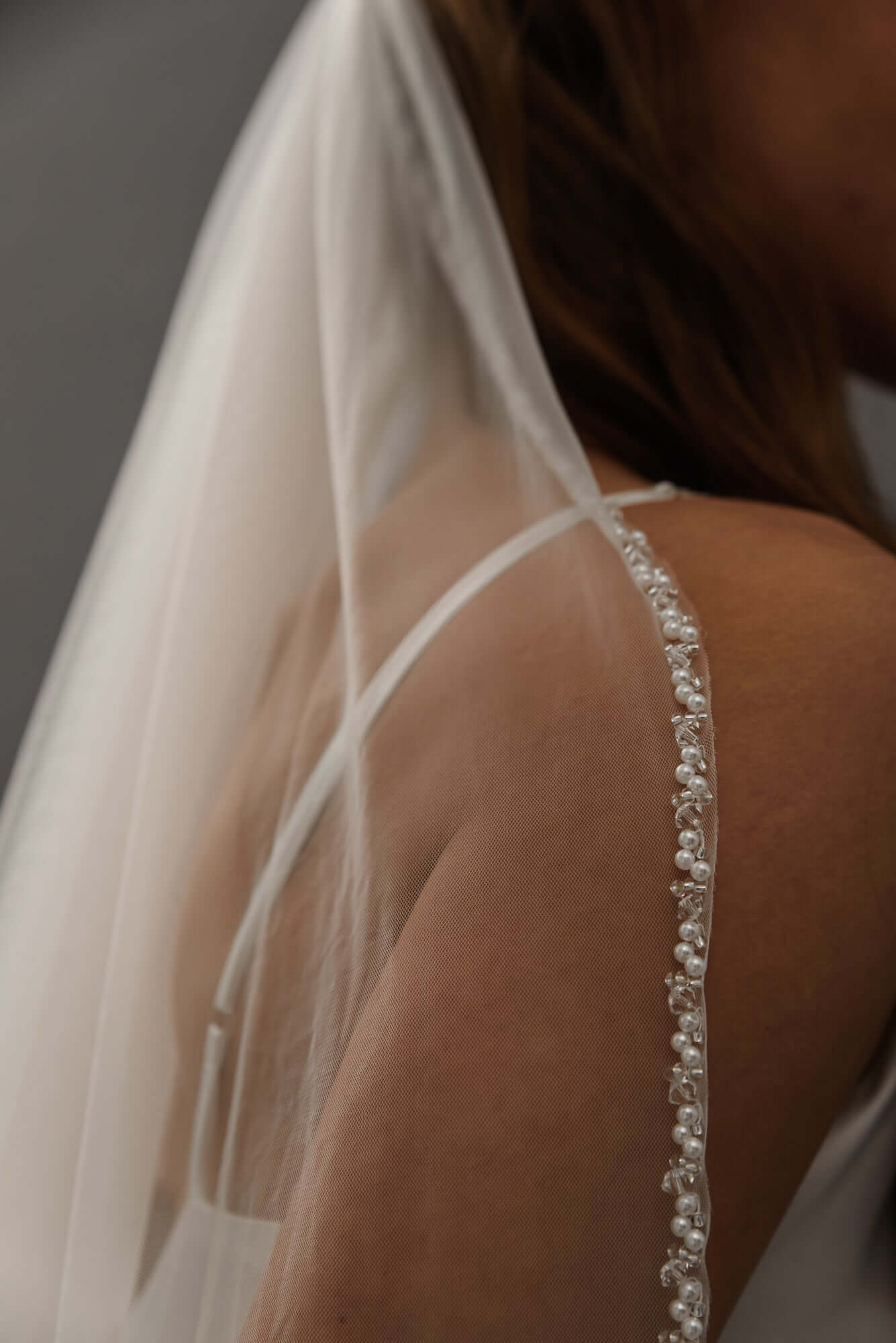 Exquisite Tulle Bridal Veilbridal veil,classic wedding veil,hand-beaded edging,tulle veil,wedding veilCBB Market