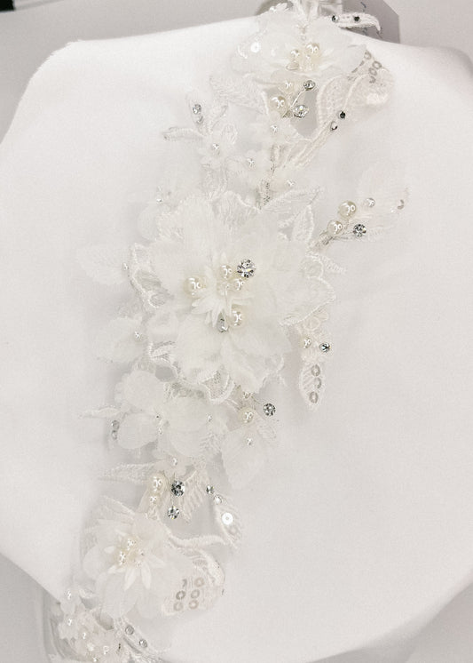Alara Lace Floral Bridal Belt - CBB Market