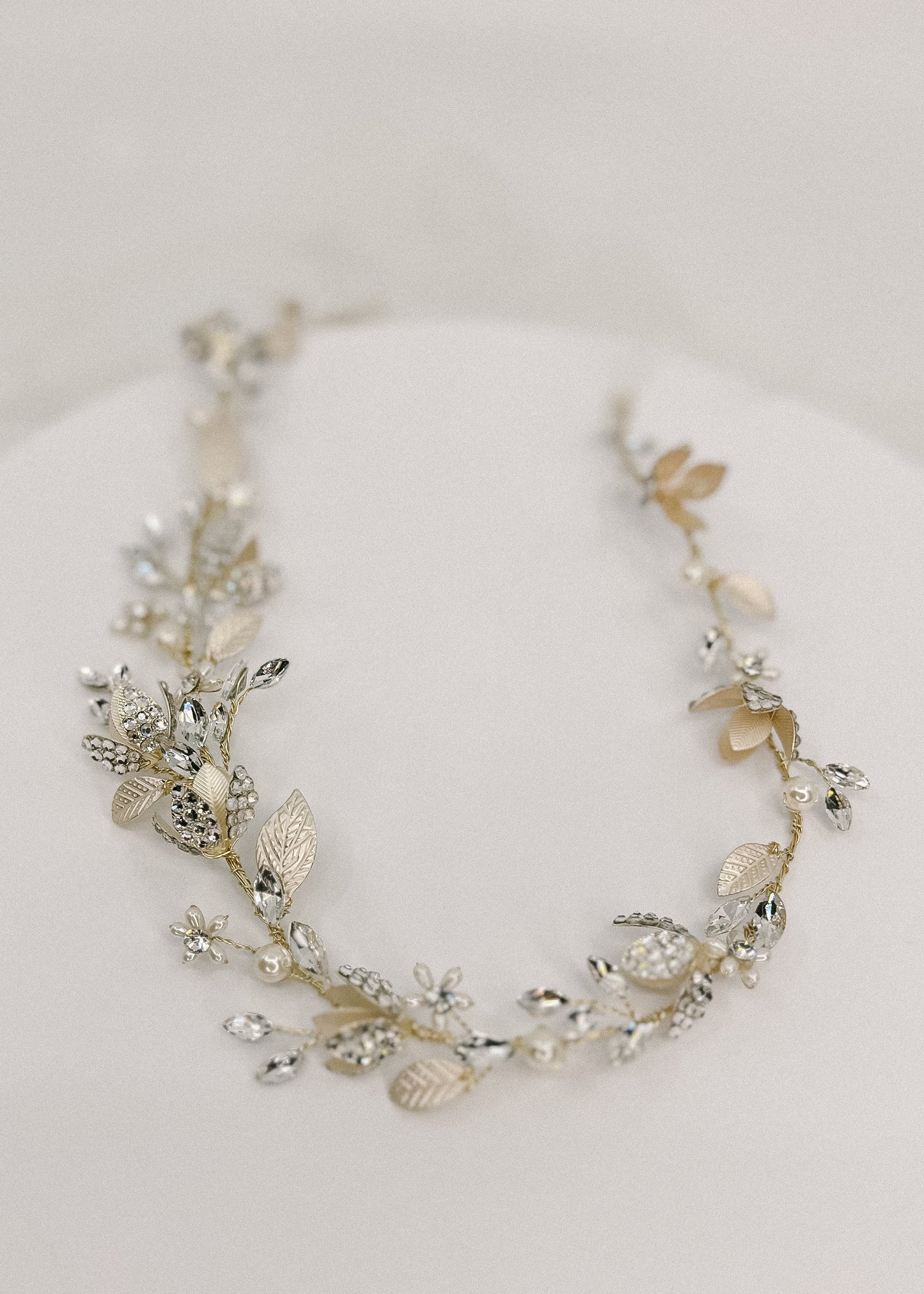 Adore Gold Leaf Bridal Hair Garland - CBB Market