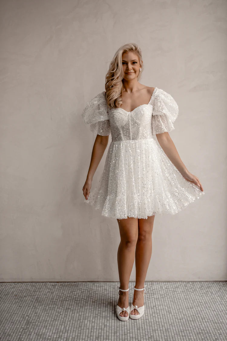 Jenny Shimmer Wedding Rehearsal Dinner Dressdress,DressesCBB Market