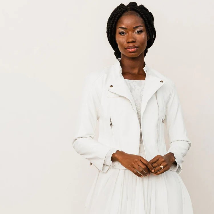 Blooming Leather Bridal JacketCBB Market