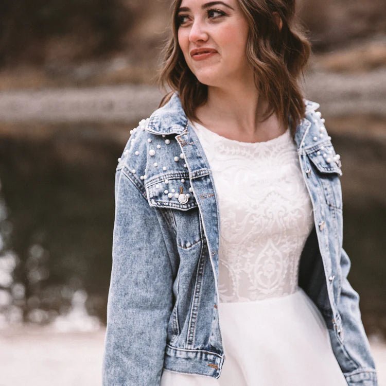 Classic Pearl Studded JacketCBB Market