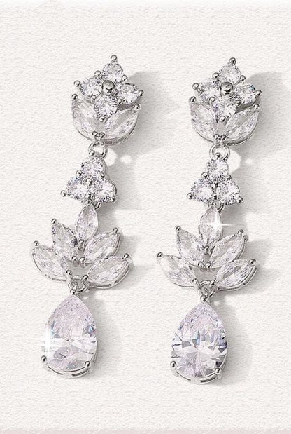 Alice CZ Drop Earrings E036earring,earrings,hide priceCBB Market