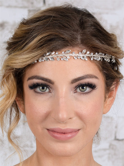 Ivory Pearl and Crystal hairpiece for weddingbridal pearls hairpiece,pearls hair accessory,Pearls headbandCBB Market