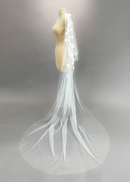 Tulle Floral Bridal Cape - CBB Market 