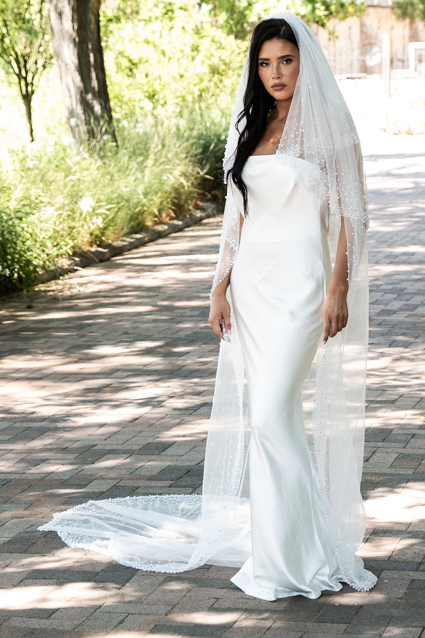 Bridal Veil Cathedralbridal veil,cathedral veil,heirloom bridal company,wedding veilCBB Market