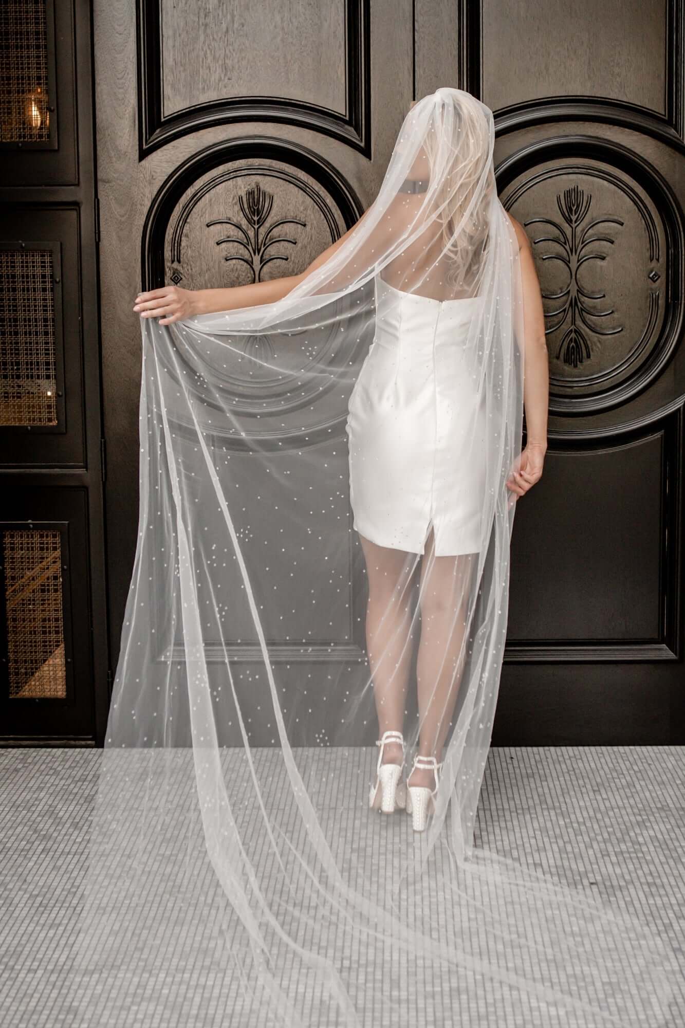 Dew Drop Veil Wedding AccessoryDew Drop Veil,English Netting,Heirloom Bridal Company,Wedding Accessory,Wedding VeilCBB Market
