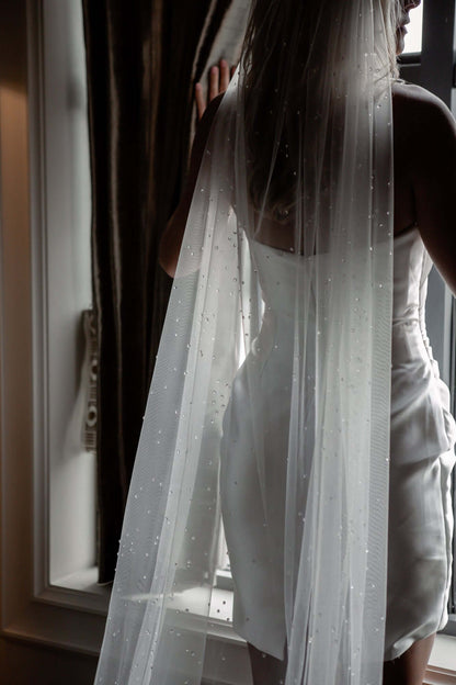 Dew Drop Veil Wedding AccessoryDew Drop Veil,English Netting,Heirloom Bridal Company,Wedding Accessory,Wedding VeilCBB Market