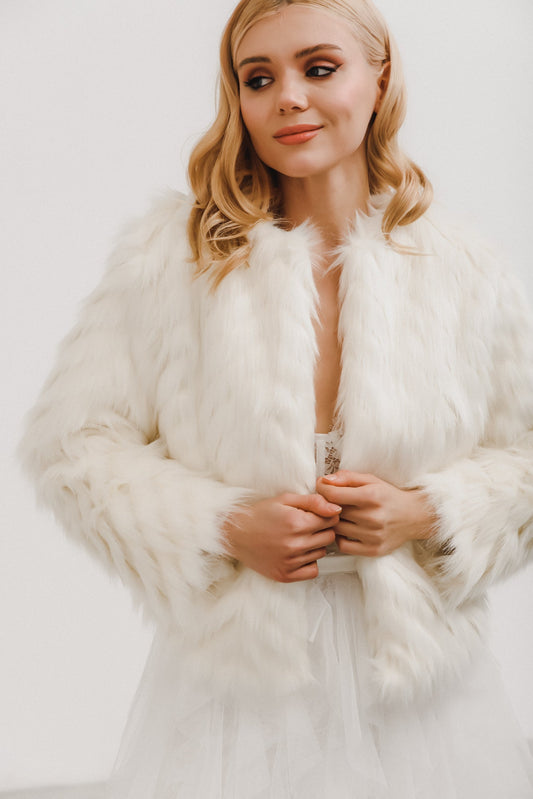 Anna Faux Fur Jacket For Fall Weddingbest-selling,bloom,fur,hide price,jacketCBB Market
