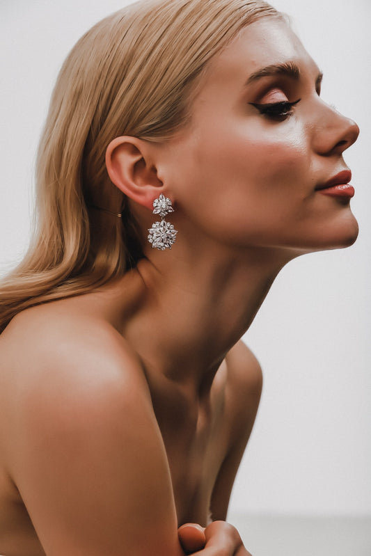 Audrey Bridal Earringsbloom,earring,earrings,hide priceCBB Market