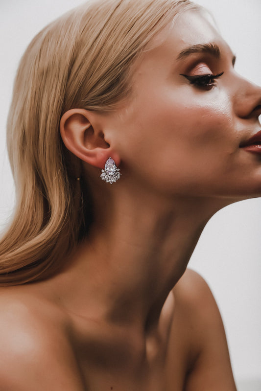 Bella Earrings E049bloom,earring,earrings,hide priceCBB Market
