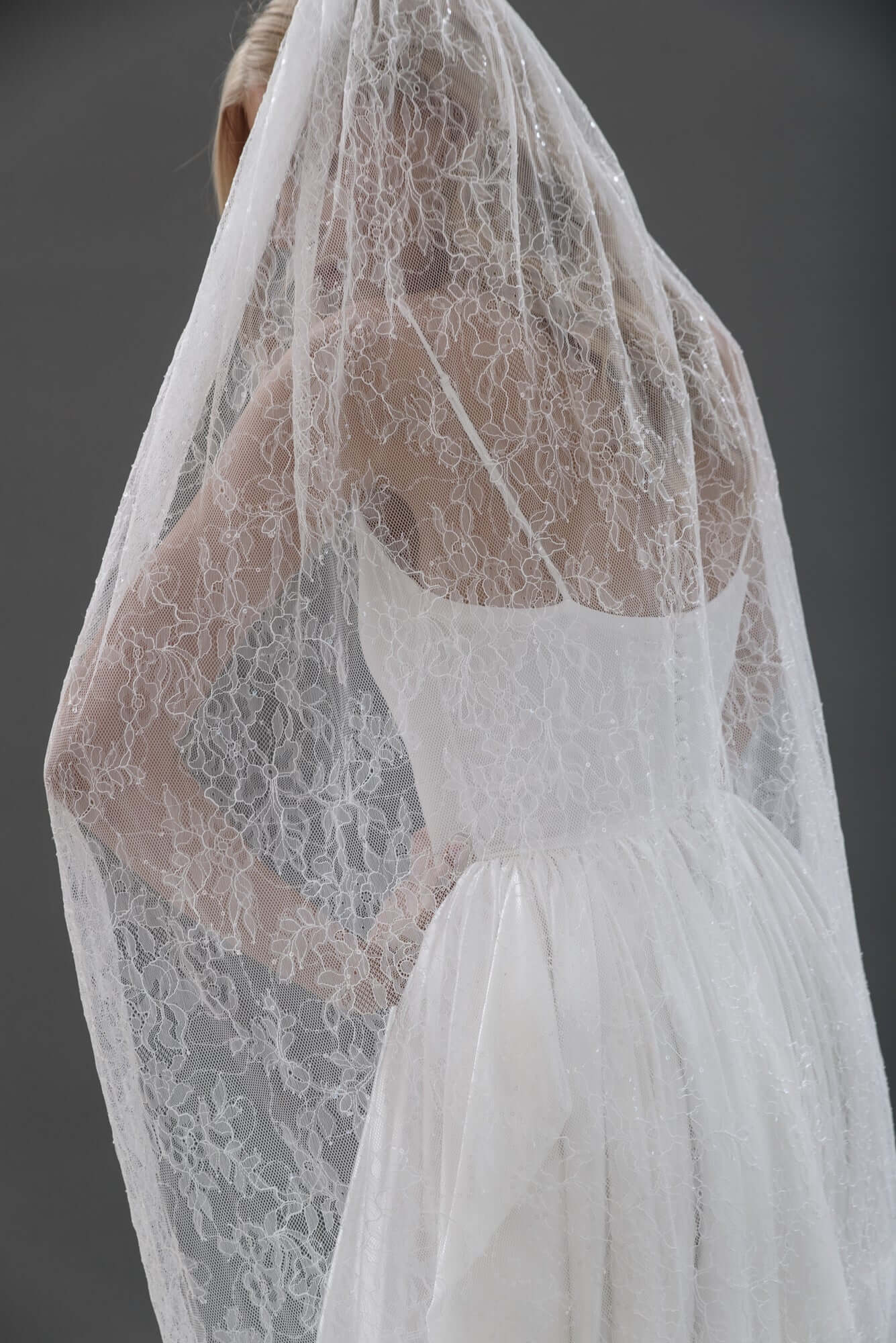 Chantilly Lace Bridal Veil CBBV2415bridal veil,Chantilly lace veil,Heirloom Bridal Company,wedding veilCBB Market