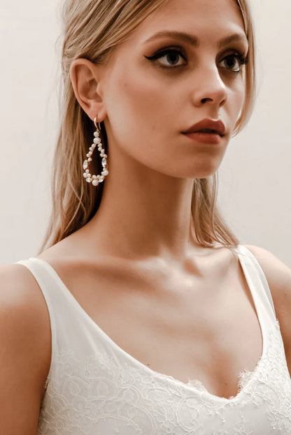 Ella Wired Pearl Bridal Earringsearring,earringsCBB Market