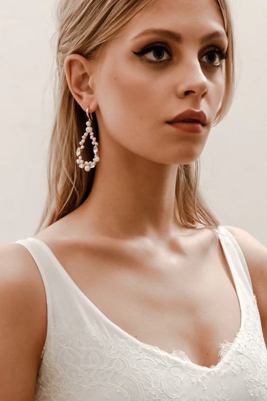 Ella Wired Pearl Bridal Earringsearring,earringsCBB Market