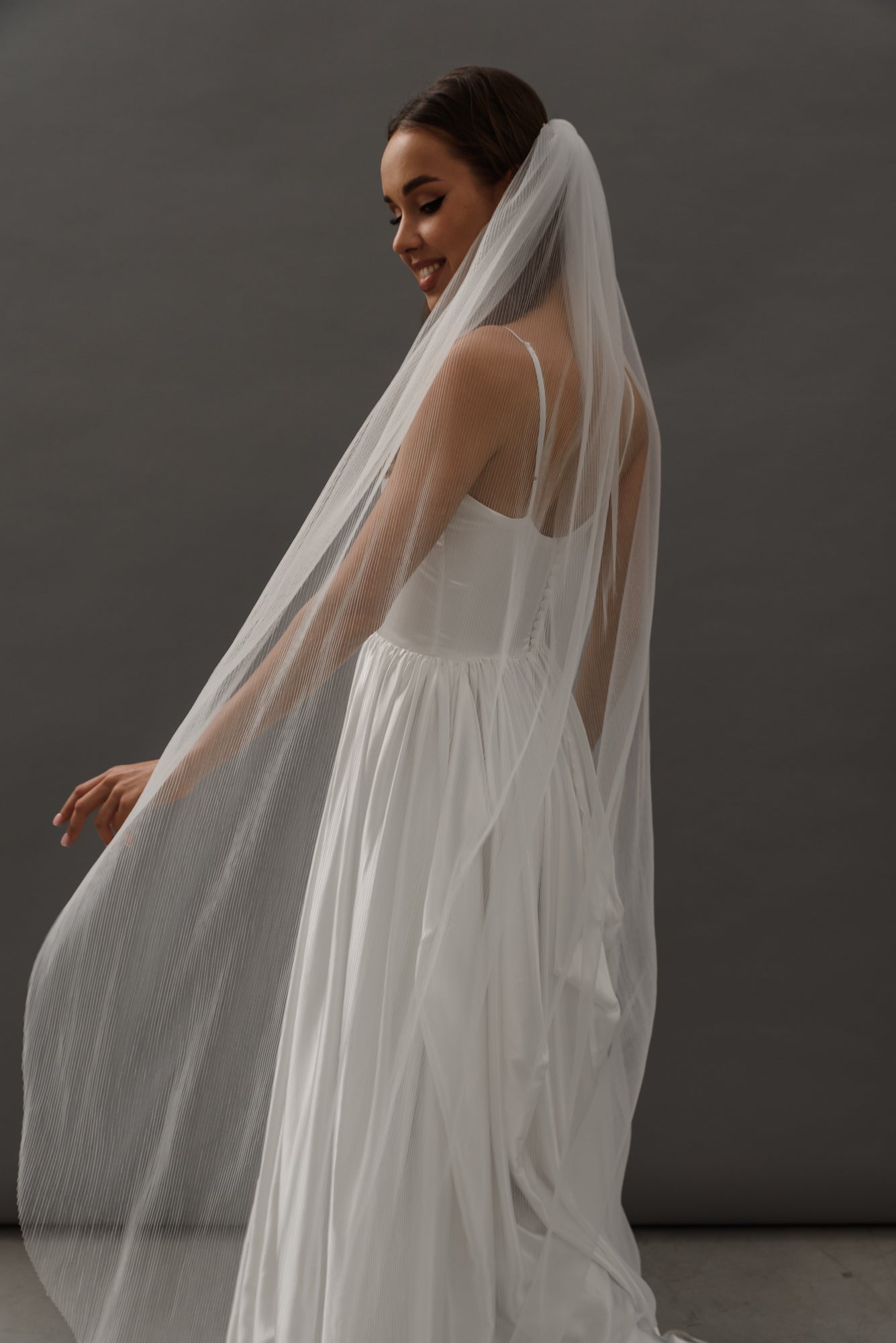 Pleated Veil Wedding Accessorypleated veil,tulle veil,wedding accessories,wedding veilCBB Market