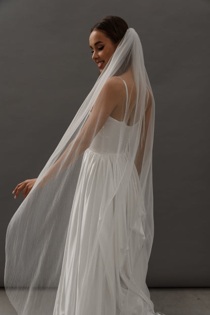 Pleated Veil Wedding Accessorypleated veil,tulle veil,wedding accessories,wedding veilCBB Market