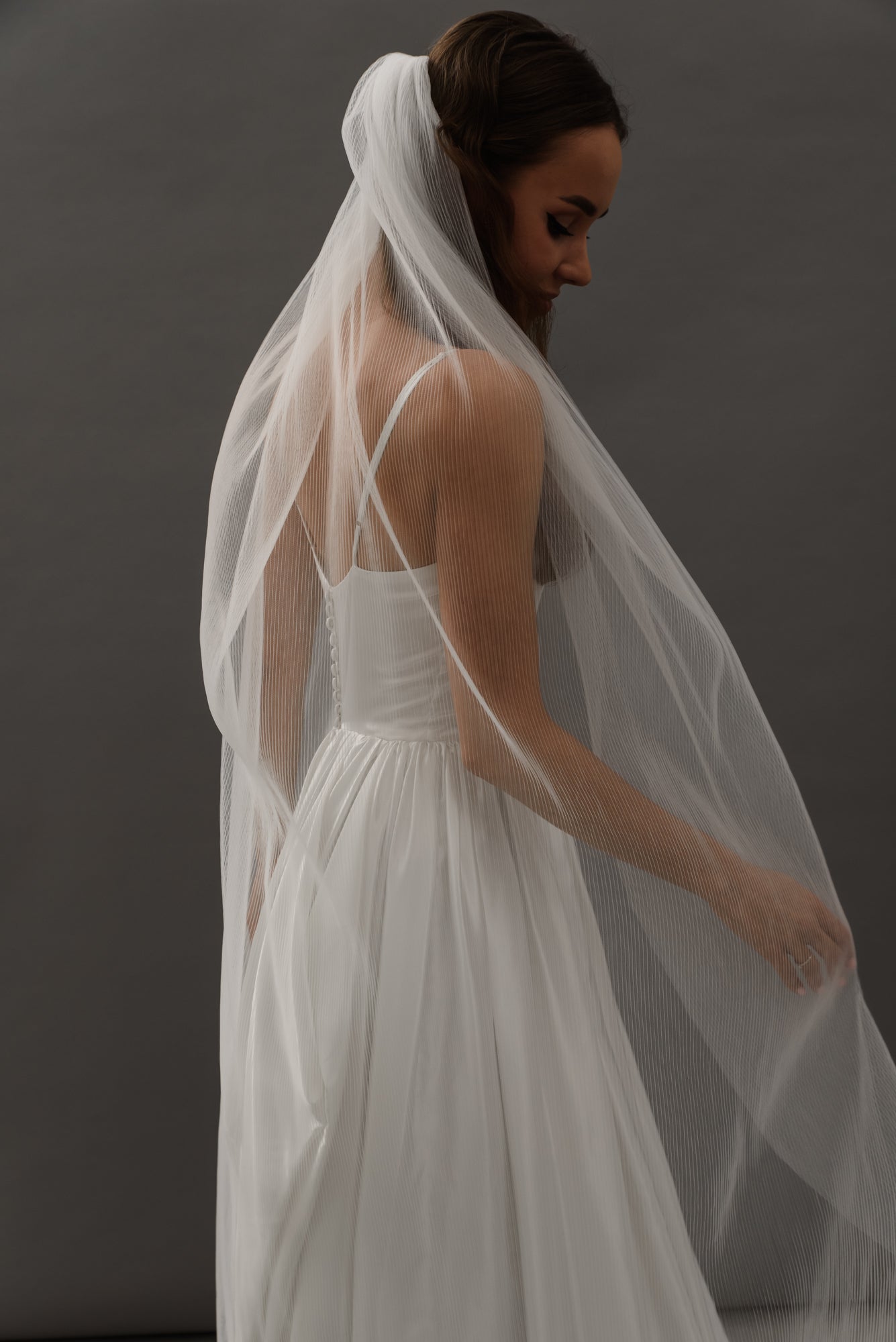 Pleated Veil Wedding Accessorypleated veil,tulle veil,wedding accessories,wedding veilCBB Market