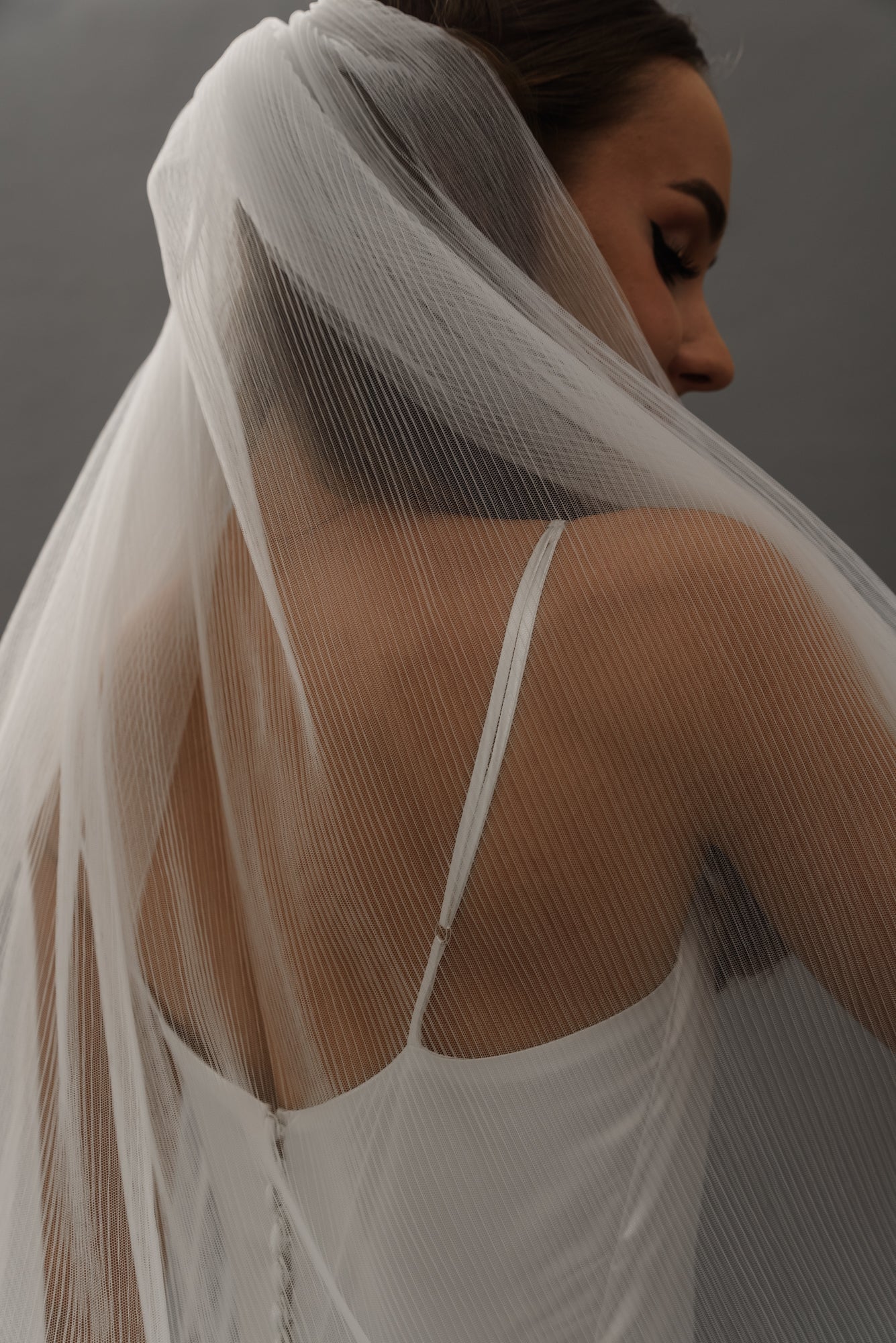Pleated Veil Wedding Accessorypleated veil,tulle veil,wedding accessories,wedding veilCBB Market