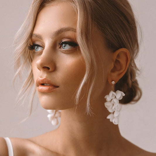 Gardenia Fleur Earrings E039earring,earrings,Fleur,hide priceCBB Market