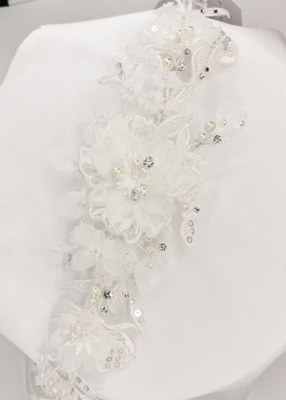 Alara Lace Floral Bridal Belt - CBB Market 