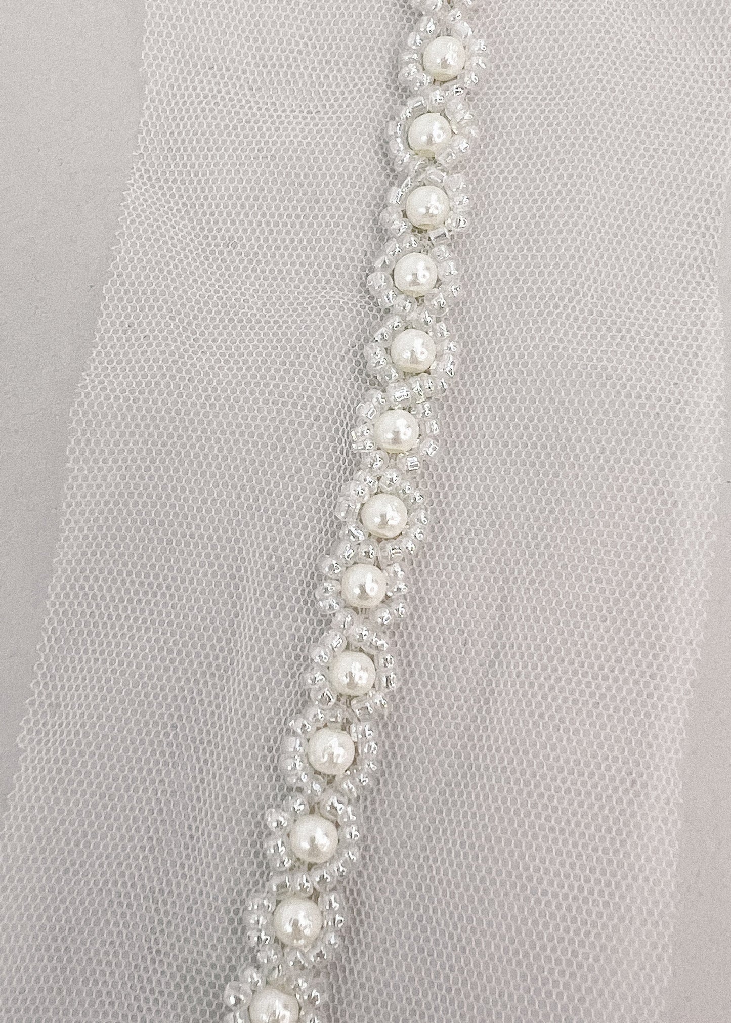 Pearl &amp; Seed Bead Bridal Belt - CBB Market 