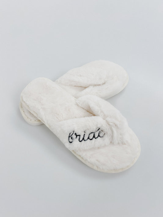 Bride Slippers Shoesbridal slippers,bride slippers,comfortable slippers,wedding slippersCBB Market