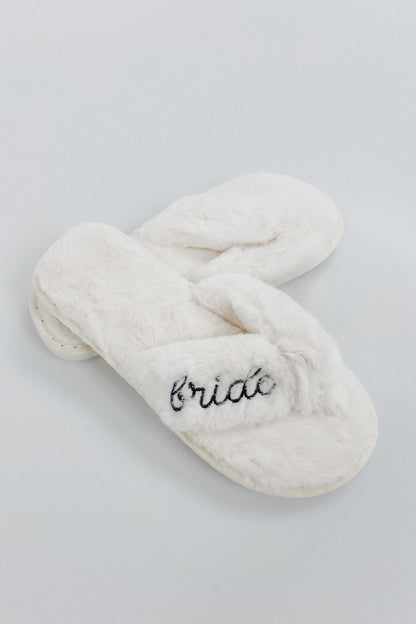 Bride Slippers Shoesbridal slippers,bride slippers,comfortable slippers,wedding slippersCBB Market