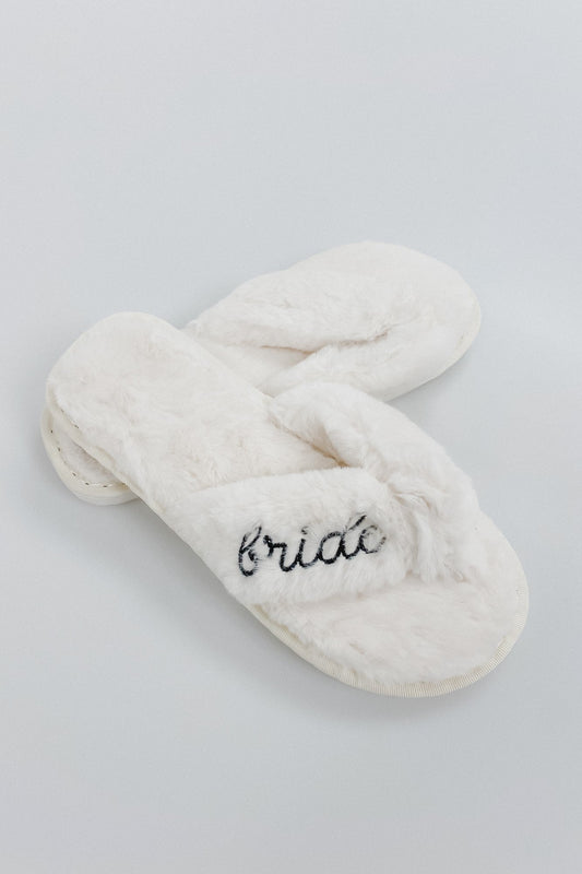 Bride Slippers Shoesbridal slippers,bride slippers,comfortable slippers,wedding slippersCBB Market