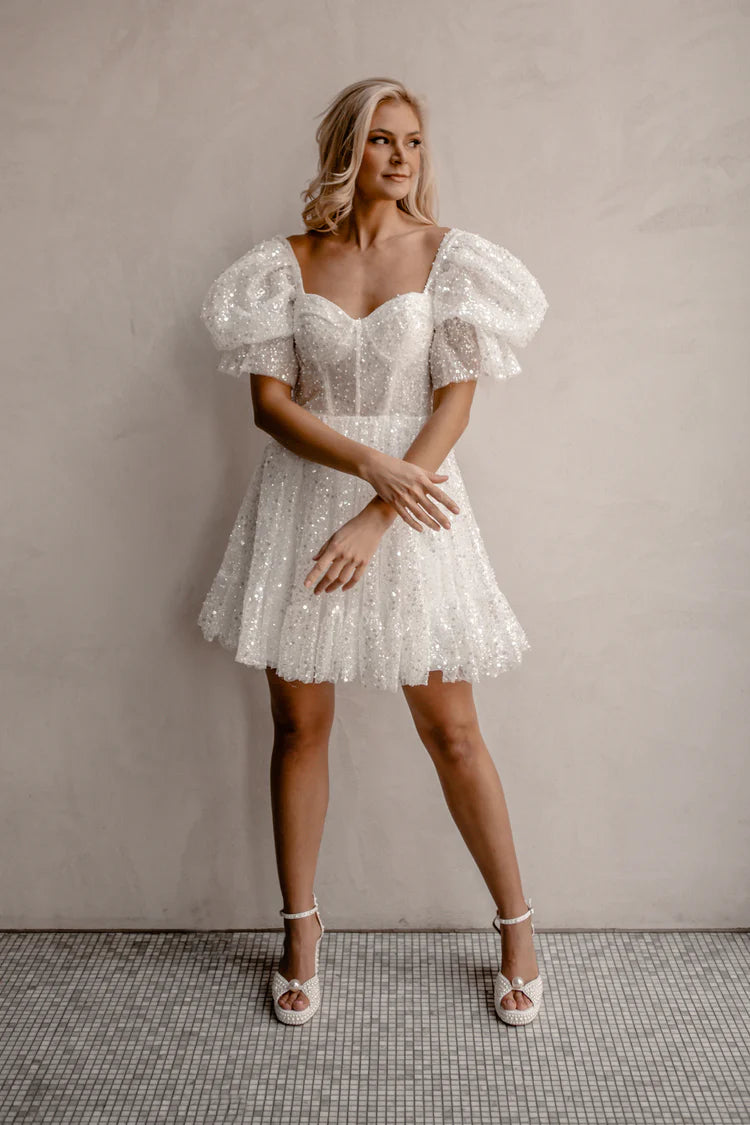 Jenny Shimmer Wedding Rehearsal Dinner Dressdress,DressesCBB Market