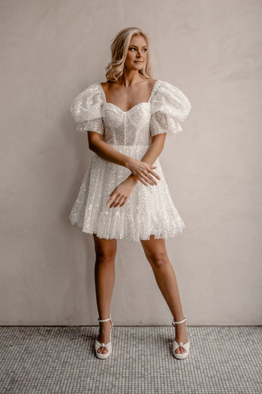 Jenny Shimmer Wedding Rehearsal Dinner Dressdress,DressesCBB Market