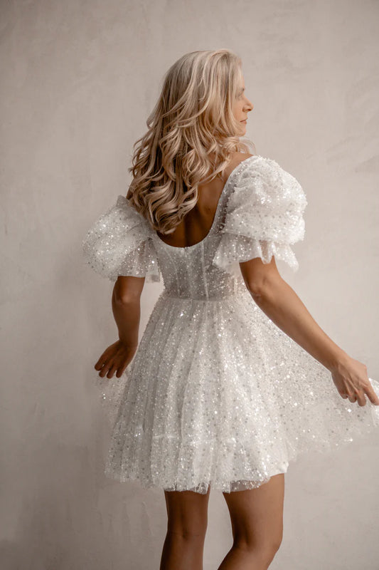 Jenny Shimmer Wedding Rehearsal Dinner Dressdress,DressesCBB Market
