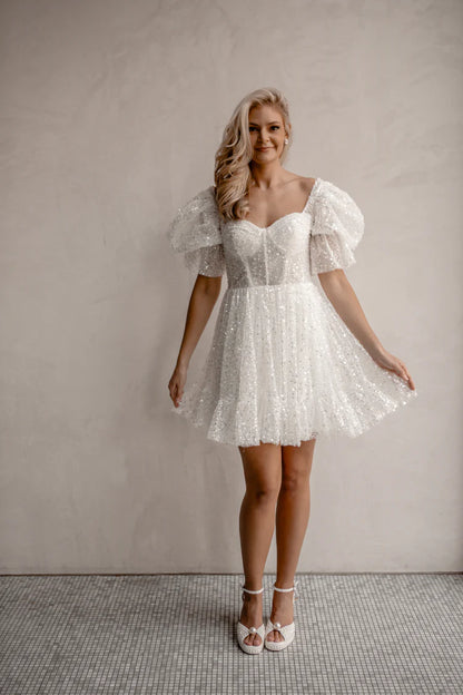 Jenny Shimmer Wedding Rehearsal Dinner Dressdress,DressesCBB Market
