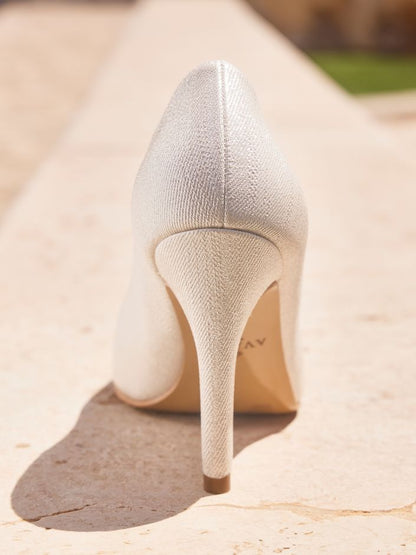 Elegant Gold Synthetic Stiletto Bridal Pumps with 3.9 Inch Heel GOLDY