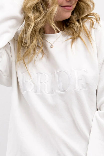 Custom Bride Embroidered SweatshirtCBB Market