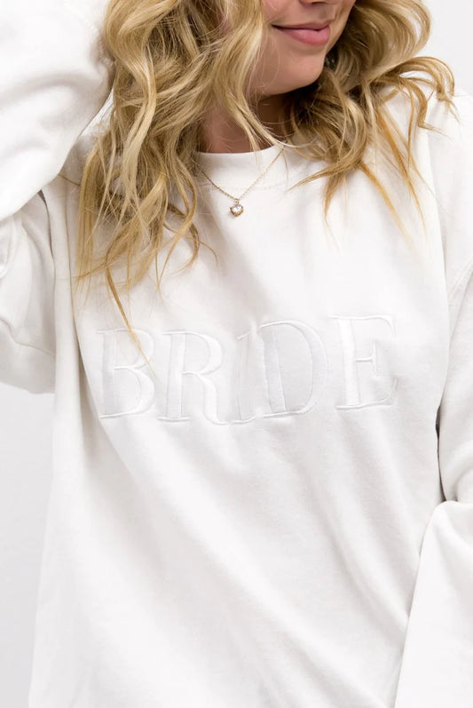 Custom Bride Embroidered SweatshirtCBB Market