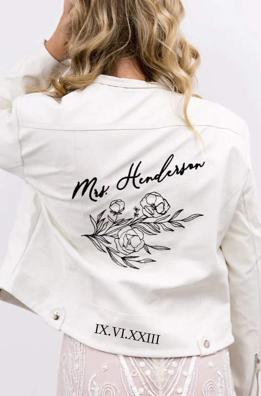Blooming Leather Bridal JacketCBB Market