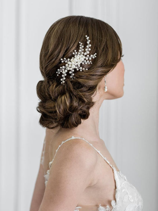 HB2109 Stylish Bridal Clip With PearlsCBB Market