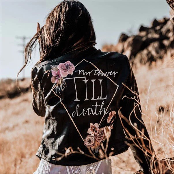 Til Death Leather Jacket for BrideCBB Market