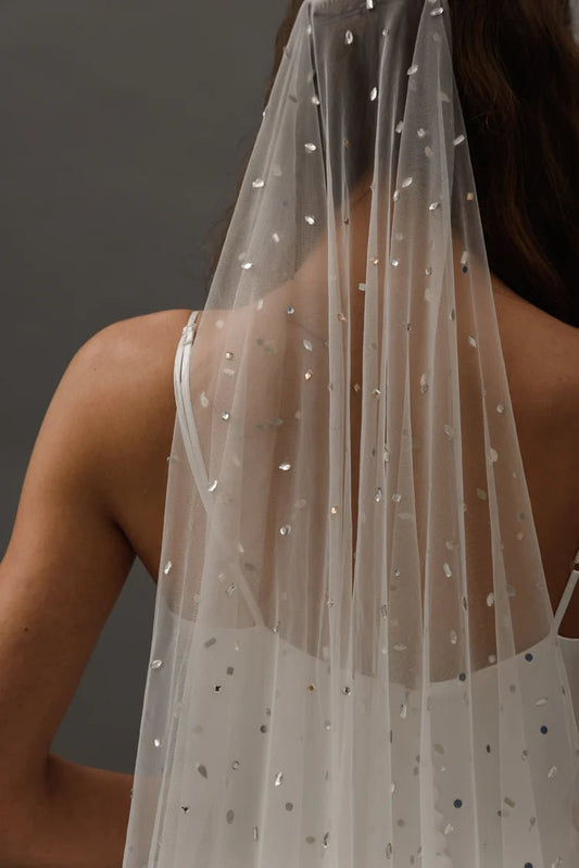 V013 Rhinestone Wedding VeilCBB Market